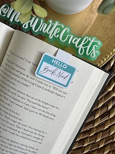 Name Tag Magnetic Bookmark--book Nerd Bookmark--quote Page Marker--book Lover Gift-- Bookmark - Etsy