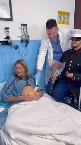 1.2K views · 14 reactions | Navy boyfriend surprises pregnant girlfriend and propose! ❤ Pregnant girlfriend find outs gender of baby but she doesnt realize that her boyfriend that has been overseas for 3 years is in the same room and proposes. | Life with Rodrigo | Facebook