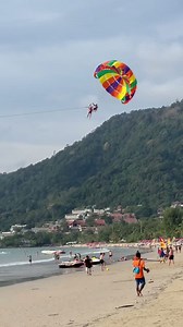 Crazy landing in Patong Beach Thailand is nuts! #Shorts
