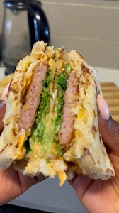 Rib Egg Burger 🍔 sandwich 😋 for school lunch #lunchbox | Bevs necessities