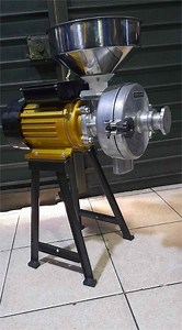 [Hot Item] Electric Wet & Dry Soybean Milling Machine Cereals & Coffee Grinder with Funnel Rice Wheat Maize Feed Industries Used Condition