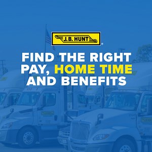 Get home daily with J.B. Hunt. Search available jobs in your area now! Discover the J.B. Hunt difference. | J.B. Hunt Drivers