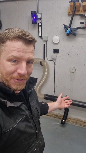 Heating your workshop with a Diesel heater and how to install it outside. #diy #maker #woodworker #handmade #irish #madeinireland #tradesman | John McGrath