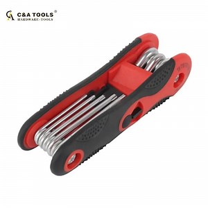 [Hot Item] Portable Basics Folding Torx Hex Key Set Wrench