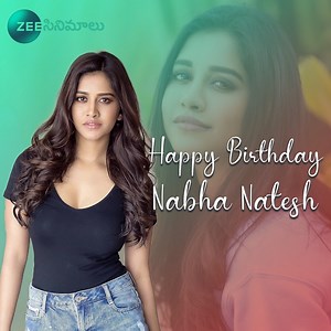 Birthday wishes to Beautiful & Talented actress Nabha Natesh 💐 #HBDNabhaNatesh #HappyBirthdayNabhaNatesh #ZeeCinemalu | Zee Cinemalu