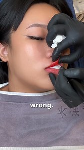 This lip tattoo was a disaster… #liptattoo #lipblush #lipblushtattoo #gonewrong | Kalitaku