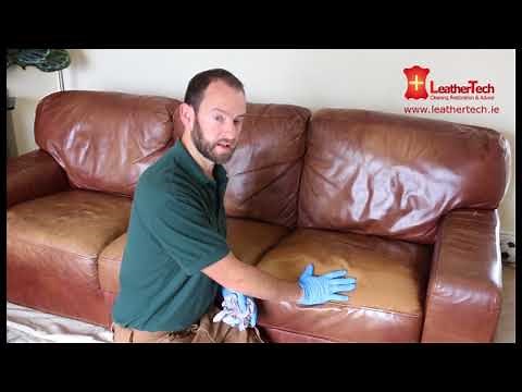 Leather Couch Cleaning and Restoration