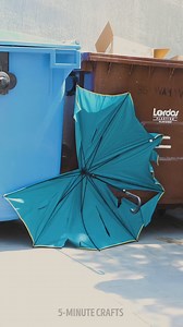 Budget-friendly fishing net made out of a ripped umbrella 🐠 #fishing #net #DIY | 5-Minute Crafts Teens