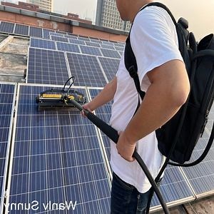 [Hot Item] Portable Solar Panel Cleaning Machine Rolling Brush for Efficient PV Maintenance