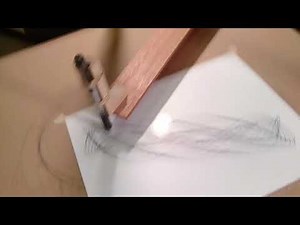 Double and triple pendulum drawing device