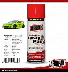 [Hot Item] Aeropak Glow in Dark Fluorescent Spray Paint Coating