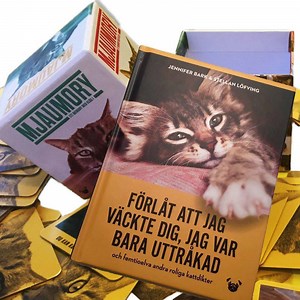 Det finns många anledningar att älska katter! Nu finns både kattbok och spelet Majumory på vår stora bokrea. Kolla in hela rean här: https://pug.se/kategori/bokrea/ | Roliga katter