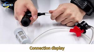 Irrigation Venturi Fertilizer Injectors, Garden Irrigation Device Kit G3/4 Fertilizer Injector + Switch + Filter + Water Tube for a griculture Drip Irrigation System