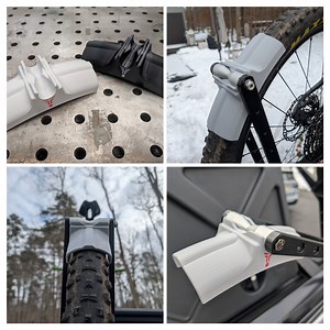 1UP Rack Wheel Stabilizer Chock (3D Print)