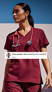 Favorite scrub top status doesn't just happen. Cherokee earns it—with pockets that work and comfort that lasts. | Cherokee Uniforms