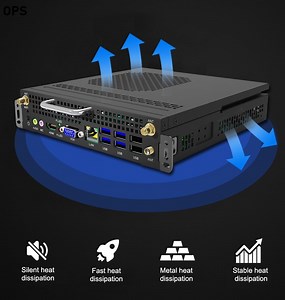 [Hot Item] Intel I5-8400 Q4'17 Barebone System 4K Interactive Jae 80 Pins Port OPS Mini PC