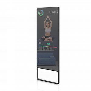 [Hot Item] 43 Inch Floor Stand LCD Display Kiosk Android Touch Screen Interactive Smart Magic Fitness Mirror for Workout