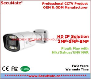 [Hot Item] White Label Wall Mount Video Waterproof Bullet Case OEM IP CCTV Camera Supplier Housing Clock Ahd Security Intelligent Camera