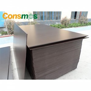 [Hot Item] 18mm Laminated Phenolic WBP Film Faced Plywood Concrete Forming Plywood Formwork with Poplar Core