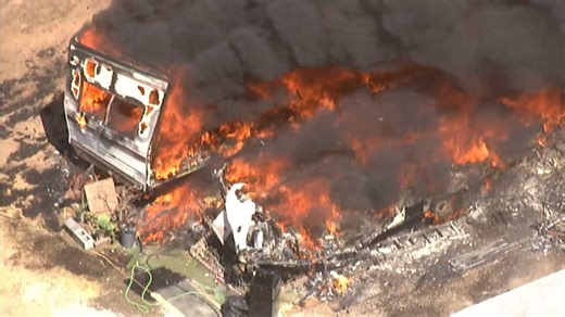 Defensible space prevented spread of flames that burned trailers, Sacramento Metro Fire says