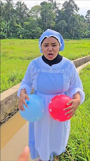 The garlic balloon went into the gutter #trendingshorts