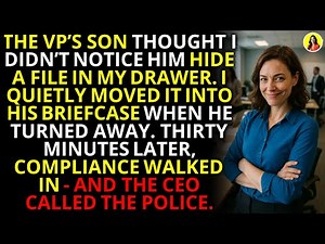 I Let the VP's Son Frame Himself and Got Him Arrested | Office Revenge