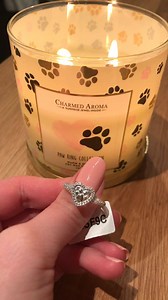 937 reactions · 546 shares |  Find a perfect sized paw-print inspired ring hiding inside every 'Paw' charity candle! ⭐⭐⭐⭐⭐ (5/5) - A portion of proceeds from all Paw candles will be donated to local animal shelters to help provide support and rehabilitation to animals in need.  *all jewelry guaranteed 925 Sterling Silver | Charmed Aroma | Facebook