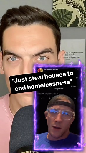 Just steal some houses? 🤔 | #libertarian #conservative #socialism | Brad Polumbo