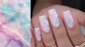 25K views · 1K reactions | LUMINARY NAIL SYSTEMS WITH gel marble...