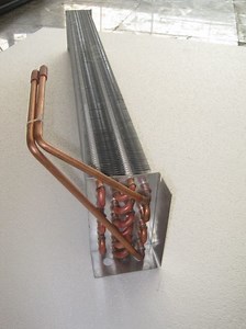 [Hot Item] Évaporateur de congélateur à coffre de cabinet d'île, unité de condenseur, serpentin d'évaporateur en tube de cuivre à ailettes en aluminium pour congélateur commercial