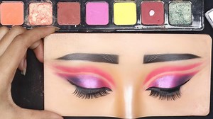 Beautiful Eye Makeup Tutorial On Dummy | SK Makeup