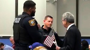 5.6K views · 53 reactions | Resident ESCORTED OUT After Protesting NJ City Council's American Flag Decorum Ban | American Voices | Facebook