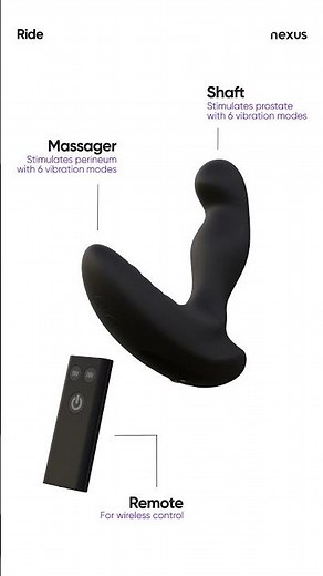 Nexus Ride Dual Motor Prostate Wellness Device With Remote Control ◼ Nexus