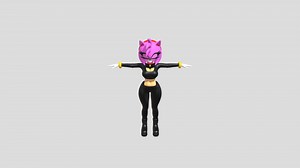 Goth Amy Rose - Download Free 3D model by joseee0026