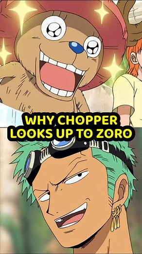 Why Chopper Looks Up To Zoro! #onepiece #onepiecefan #onepieceanime | Nelven Villamor