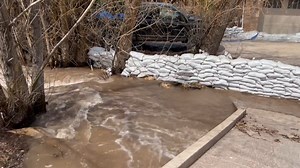 Emigration Creek under flood warning as waters rise