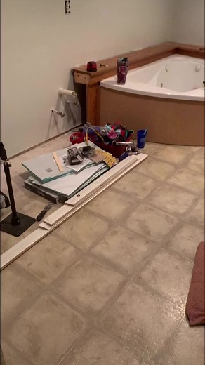 36K views · 457 reactions | Master Bathroom Renovation Part 7 #renovation #reno #remodel #diy #fypシ #masterbath #frugal #budget | Pampered Momma | Facebook