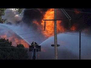 Fire of Evraz Scrap Metal Recycling in Denver