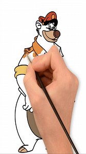 5K views | How To Draw Baloo From TailSpin | Cute Emergency | Facebook