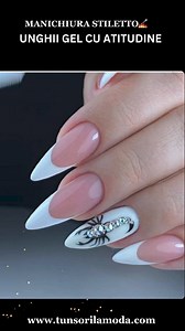 2.4K views · 16 reactions | https://tunsorilamoda.com/cele-mai-minunate-modele-de-unghii-stiletto-manichiura-ascutita/ | Manichiura cu gel | Facebook