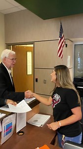 The Mr. Richard J. Allie is in the house for morning announcements at Richard Allie Middle School. #OneTeamOneDream #CrowleyPrideUnified | Crowley ISD