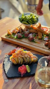 Sushi tastes even better with a view! 🍣 At Nemo, indulge in the freshest flavors while overlooking the stunning LionsDive beach. | LionsDive Beach Resort Curaçao