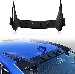 Roof Spoiler Compatible with 2022-2025 Honda Civic 11th Gen Sedan Rear Window Spoiler, Carbon Fiber Hydro-Dipping