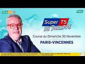 LE PRONO DU SUPER TOP 5 (R1-C4) | 30/11/2025 | A PARIS-VINCENNES