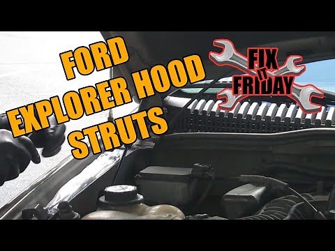 2002-2010 Ford Explorer Hood Strut Replacement