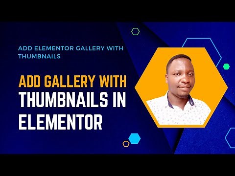 Add elementor gallery with thumbnails