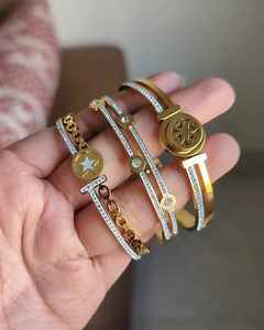 3pcs set only 950/- Titanium colour guaranteed and adjustable bracelets... | Adriyana Exclusive | Facebook