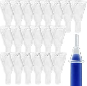 30PCSCondom Catheters for Elderly Men Age 80,External Eatheter for Men Disposable Self-Seal,Used with Various Urinary Drainage Bag,Individually Wrapped,Non-Irritating(30pcs/0.98inch/25mm)