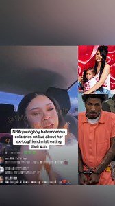 Nba youngboy bm arcola cries & upset with how her ex boyfriend treated son kaell #nbayoungboy #Arcola | 1more_4thegain