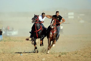 A Bedouin Wedding in Photos: The March of The Horses